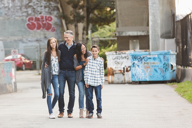 Urban Family Portraits in Vancouver